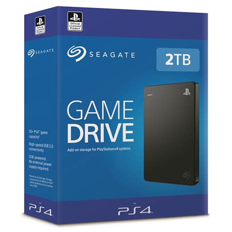 Seagate (STGD2000100) Game Drive for PS4 Systems 2TB External Hard Drive Portable HDD USB 3. . Ps4 terabyte